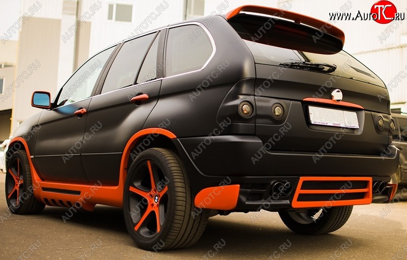 9 299 р. Cпойлер BRABUS BMW X5 E53 рестайлинг (2003-2006) (Неокрашенный)  с доставкой в г. Пермь