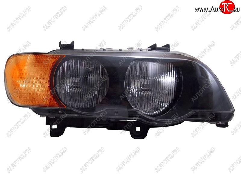 37 649 р. Правая фара SAT (желтый поворот) BMW X5 E53 дорестайлинг (1999-2003)  с доставкой в г. Пермь