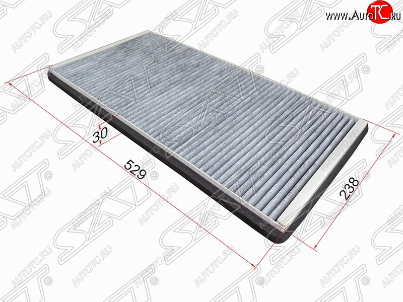 749 р. Фильтр салонный SAT (угольный, 529х238х30 mm)  BMW X5  E53 (1999-2006), Land Rover Range Rover  3 L322 (2002-2012)  с доставкой в г. Пермь