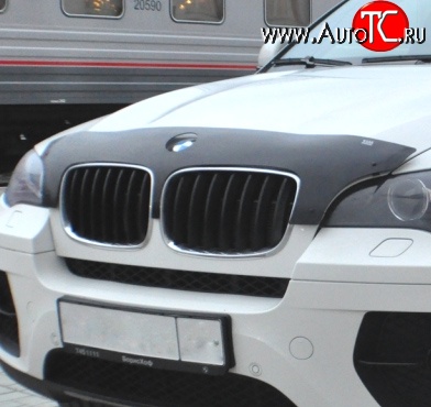 1 249 р. Дефлектор капота NovLine BMW X5 E70 дорестайлинг (2006-2010)  с доставкой в г. Пермь