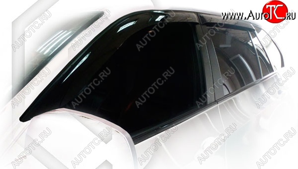 2 199 р. Дефлектора окон CA-Plastic BMW X5 E70 дорестайлинг (2006-2010) (Classic полупрозрачный, Без хром.молдинга)  с доставкой в г. Пермь