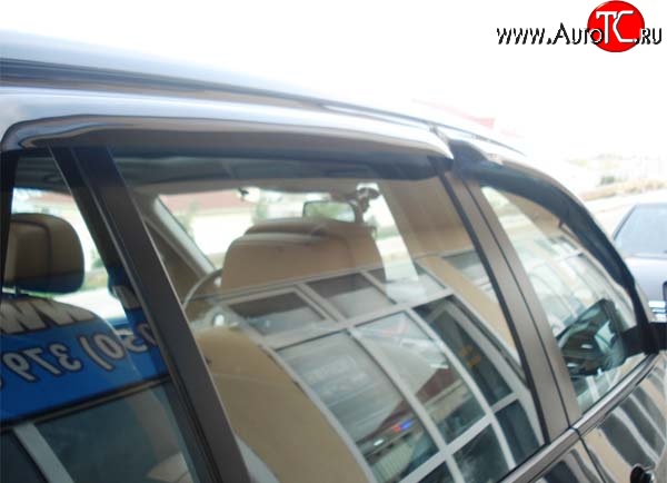 3 399 р. Дефлекторы окон (ветровики) Novline 4 шт. BMW X5 E70 рестайлинг (2010-2013)  с доставкой в г. Пермь