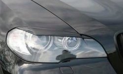 1 499 р. Реснички на фары CT BMW X5 E70 рестайлинг (2010-2013) (Неокрашенные)  с доставкой в г. Пермь. Увеличить фотографию 3