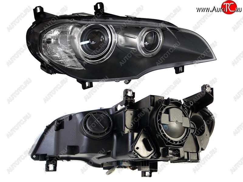 25 549 р. Правая фара SAT (AFS, под ксенон) BMW X5 E70 дорестайлинг (2006-2010)  с доставкой в г. Пермь