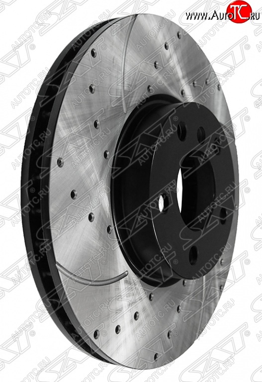 11 999 р. Комплект передних тормозных дисков SAT (перфорированые, Ø332) BMW X5 E70 рестайлинг (2010-2013)  с доставкой в г. Пермь