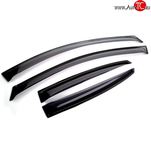 3 399 р. Дефлекторы окон (ветровики) Novline 4 шт. BMW X6 E71 дорестайлинг (2008-2012)  с доставкой в г. Пермь
