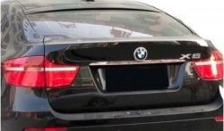 3 149 р. Накладка на крышку багажника СТ BMW X6 E71 дорестайлинг (2008-2012)  с доставкой в г. Пермь. Увеличить фотографию 3