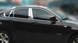 46 999 р. Накладки на окна и стойки дверей СТ BMW X6 E71 дорестайлинг (2008-2012) (Неокрашенные)  с доставкой в г. Пермь. Увеличить фотографию 2