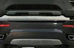 46 999 р. Накладка на задний бампер CT BMW X6 E71 дорестайлинг (2008-2012) (Неокрашенная)  с доставкой в г. Пермь. Увеличить фотографию 4