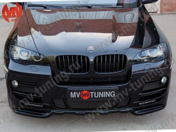 30 999 р. Передний бампер Hamann Style BMW X6 E71 дорестайлинг (2008-2012) (Неокрашенный)  с доставкой в г. Пермь. Увеличить фотографию 2