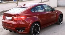 13 349 р. Лип спойлер Lumma BMW X6 E71 дорестайлинг (2008-2012) (Неокрашенный)  с доставкой в г. Пермь. Увеличить фотографию 3