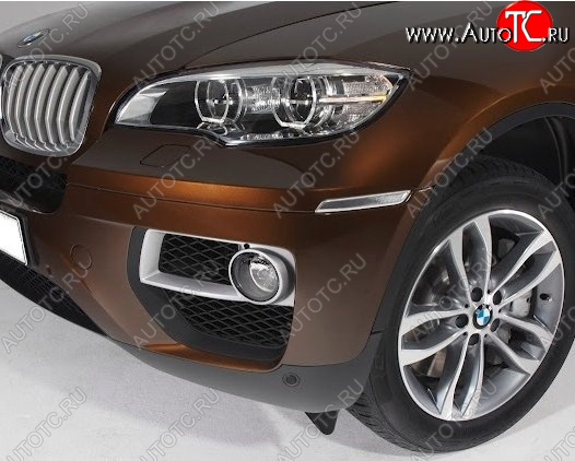 5 949 р. Подиумы противотуманных фар СТ BMW X6 E71 дорестайлинг (2008-2012)  с доставкой в г. Пермь