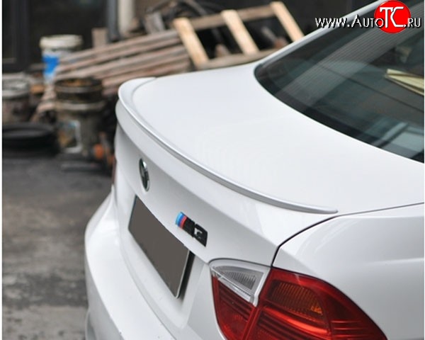 2 699 р. Лип спойлер M-VRS BMW 3 серия E90 седан дорестайлинг (2004-2008) (Неокрашенный)  с доставкой в г. Пермь