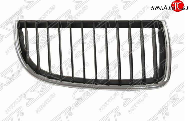1 079 р. Правая решетка радиатора SAT (черная/хром) BMW 3 серия E90 седан дорестайлинг (2004-2008)  с доставкой в г. Пермь