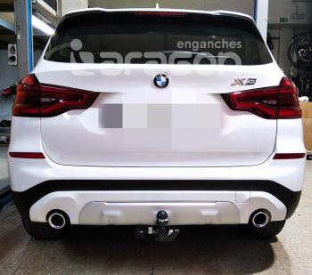 Фаркоп Aragon BMW iX3 G08 рестайлинг (2021-2025) (тип шара S (горизонтальный, легкосъемный))