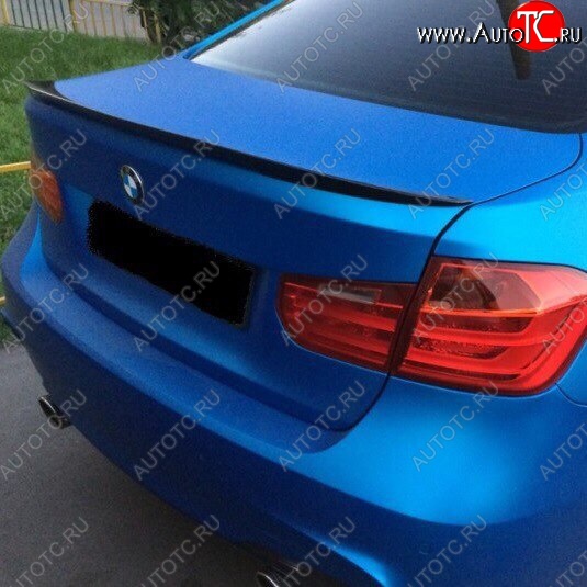 3 499 р. Спойлер багажника Performance BMW 3 серия F30 седан рестайлинг (2015-2018) (Неокрашенный)  с доставкой в г. Пермь