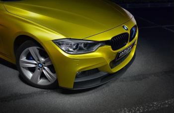 111 499 р. Сплиттер переднего М-бампера М-Perfomance  BMW 3 серия  F30 (2012-2018) седан дорестайлинг, седан рестайлинг (цвет: черный глянец)  с доставкой в г. Пермь. Увеличить фотографию 3