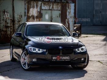 47 899 р. Капот с жабрами MV-Tuning BMW 3 серия F30 седан дорестайлинг (2012-2015) (Неокрашенный)  с доставкой в г. Пермь. Увеличить фотографию 2