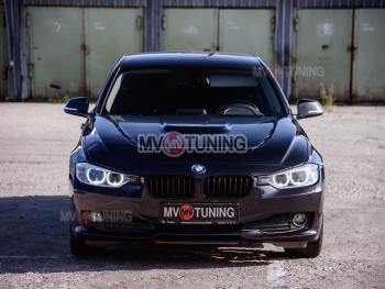 47 899 р. Капот с жабрами MV-Tuning BMW 3 серия F30 седан дорестайлинг (2012-2015) (Неокрашенный)  с доставкой в г. Пермь. Увеличить фотографию 3