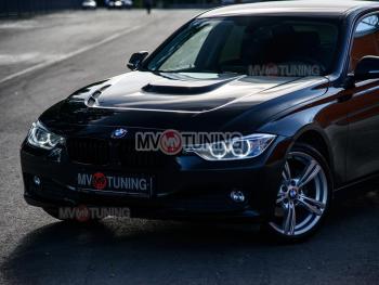 47 899 р. Капот с жабрами MV-Tuning BMW 3 серия F30 седан дорестайлинг (2012-2015) (Неокрашенный)  с доставкой в г. Пермь. Увеличить фотографию 4