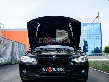 47 899 р. Капот с жабрами MV-Tuning BMW 3 серия F30 седан дорестайлинг (2012-2015) (Неокрашенный)  с доставкой в г. Пермь. Увеличить фотографию 6