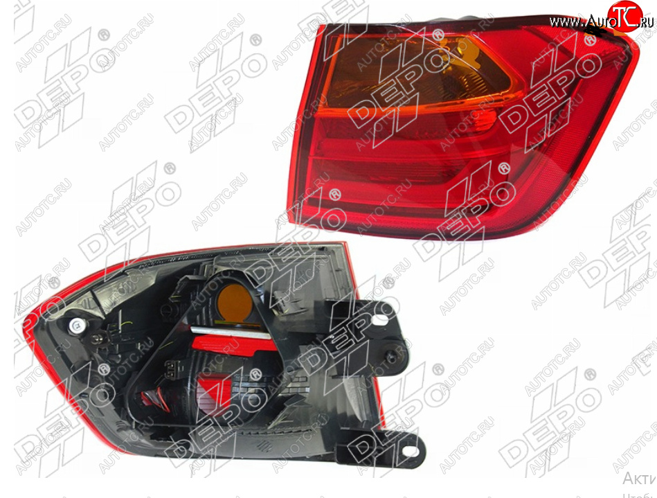10 849 р. Правый фонарь задний (LED) DEPO BMW 3 серия F30 седан дорестайлинг (2012-2015)  с доставкой в г. Пермь
