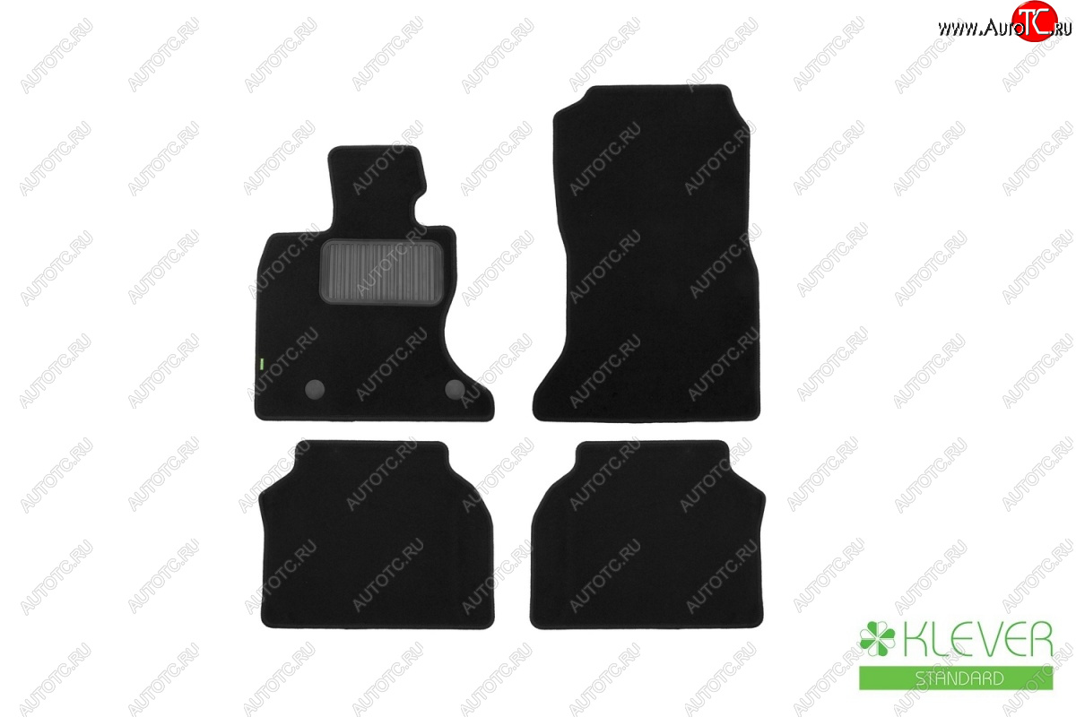 6 949 р. Текстильные коврики салона Klever Standart (АКПП) BMW 5 серия F07 Gran Turismo лифтбэк дорестайлинг (2009-2013) (Цвет: черный)  с доставкой в г. Пермь