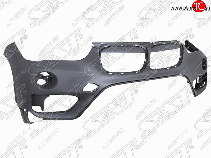 6 649 р. Передний бампер SAT BMW X1 F48 дорестайлинг (2015-2019) (Неокрашенный)  с доставкой в г. Пермь