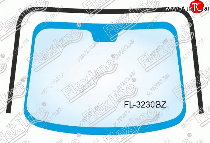 2 599 р. Молдинг лобового стекла FlexLine BMW X1 E84 (2009-2015)  с доставкой в г. Пермь