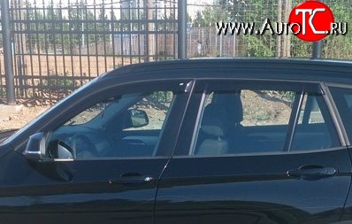 999 р. Комплект дефлекторов окон (ветровиков) 4 шт. Russtal BMW X1 E84 (2009-2015)  с доставкой в г. Пермь