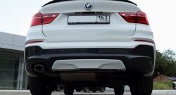 8 799 р. Лип спойлер BS  BMW X4  F26 (2014-2018) (Неокрашенный)  с доставкой в г. Пермь. Увеличить фотографию 2