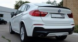 8 799 р. Лип спойлер BS  BMW X4  F26 (2014-2018) (Неокрашенный)  с доставкой в г. Пермь. Увеличить фотографию 3