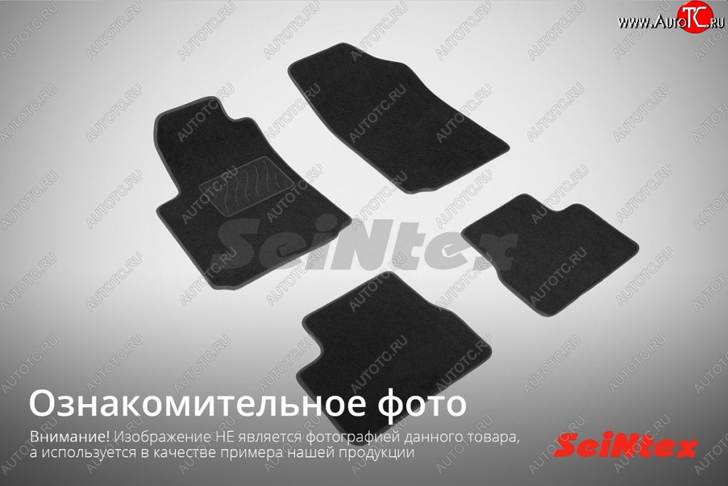 3 099 р. Износостойкие коврики в салон SeiNtex Premium LUX 4 шт. (ворсовые) BMW X4 F26 (2014-2018)  с доставкой в г. Пермь