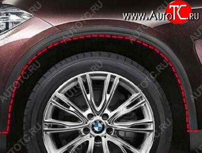 39 699 р. Накладки на колёсные арки CT BMW X5 F15 (2013-2018) (Неокрашенные)  с доставкой в г. Пермь