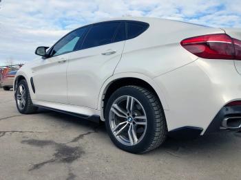 14 899 р. Пластиковые накладки под пороги М-Perfomance  BMW X5  F15 - X6  F16 (цвет: черный глянец)  с доставкой в г. Пермь. Увеличить фотографию 2