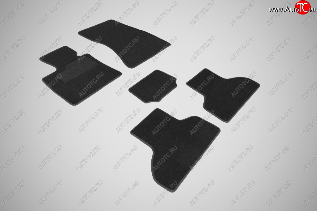 3 399 р. Износостойкие коврики в салон SeiNtex Premium LUX 4 шт. (ворсовые)  BMW X5  F15 (2013-2018)  с доставкой в г. Пермь
