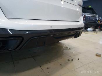 23 499 р. Диффузор заднего бампера М-Perfomance с элеронами  BMW X5  G05 (2018-2022) (цвет: черный глянец)  с доставкой в г. Пермь. Увеличить фотографию 4