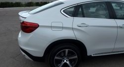 11 199 р. Лип спойлер BS  BMW X6  F16 (2014-2020) (Неокрашенный)  с доставкой в г. Пермь. Увеличить фотографию 3