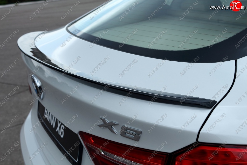11 199 р. Лип спойлер BS  BMW X6  F16 (2014-2020) (Неокрашенный)  с доставкой в г. Пермь