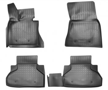 Комплект ковриков в салон Norplast Unidec BMW X6  F16 (2014-2020) (Цвет: черный)