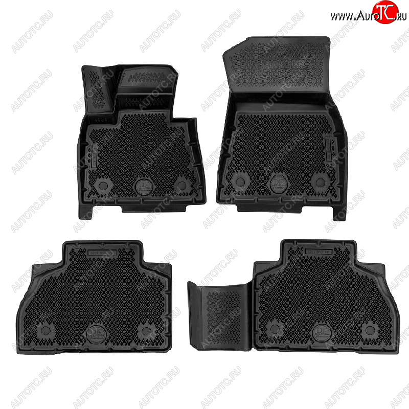 6 599 р. Коврики салона DELFORM ❞EVA 3D Premium❝ (термоэластопласт/ТЭП) BMW X7 G07 (2018-2022)  с доставкой в г. Пермь