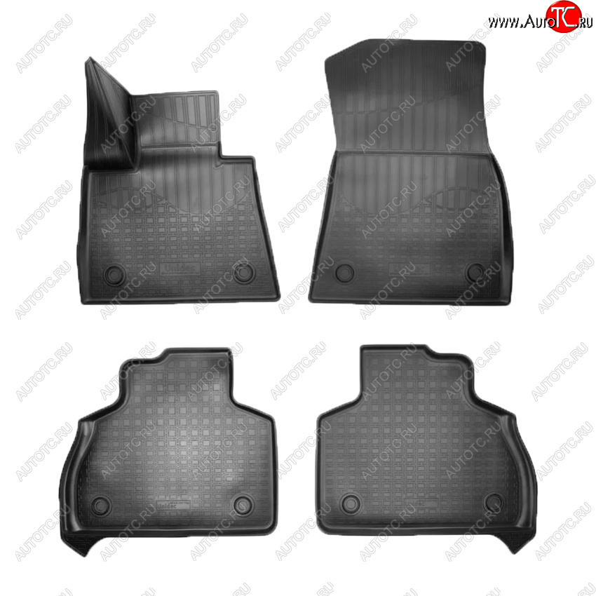 3 199 р. Коврики салона Norplast Unidec (1 и 2 ряд 6-ти местной версии)  BMW X7  G07 (2018-2022) (Цвет: черный)  с доставкой в г. Пермь