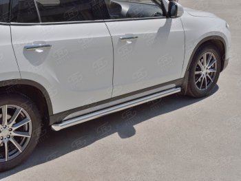 19 999 р. Защита порогов из круглой трубы d63 мм SLITKOFF v1  Brilliance V5 (2012-2018)  с доставкой в г. Пермь. Увеличить фотографию 3
