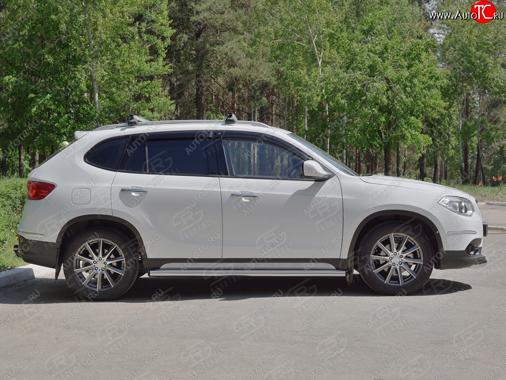 18 799 р. Защита порогов из круглой трубы d63 мм SLITKOFF v2 Brilliance V5 (2012-2018)  с доставкой в г. Пермь
