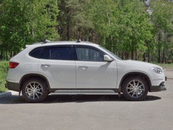 19 999 р. Защита порогов из круглой трубы d63 мм SLITKOFF v3 Brilliance V5 (2012-2018)  с доставкой в г. Пермь. Увеличить фотографию 3