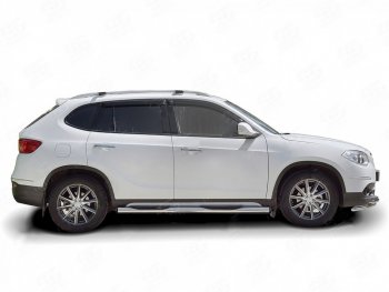 22 549 р. Защита порогов из трубы d76 мм с пластиковыми вставками для ног  SLITKOFF v2 Brilliance V5 (2012-2018)  с доставкой в г. Пермь. Увеличить фотографию 2