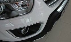 9 649 р. Накладка на передний бампер СТ BYD S6 (2011-2017) (Неокрашенная)  с доставкой в г. Пермь. Увеличить фотографию 2