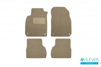 Текстильные коврики салона Klever Premium (АКПП) Cadillac Bls  седан (2006-2011) (Цвет: бежевый)