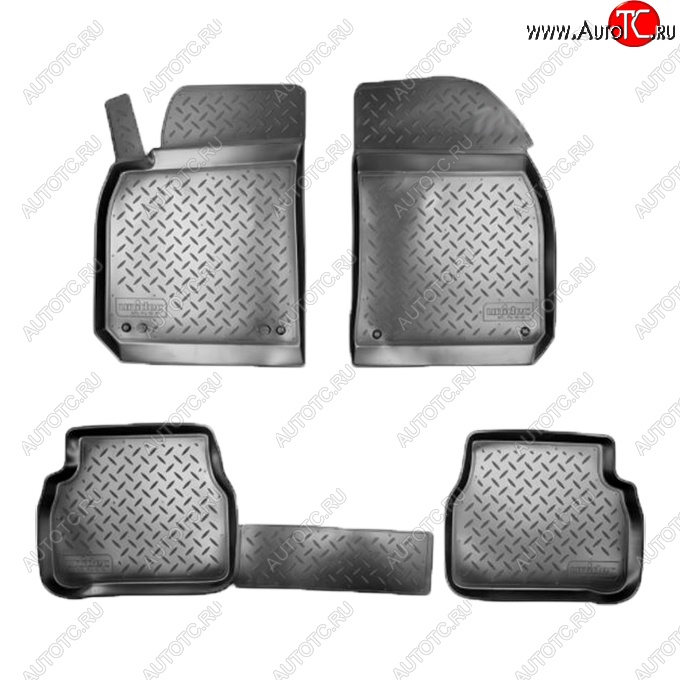 2 989 р. Коврики салонные для Cadillac BLS (2006-2009)  Cadillac Bls  седан (2006-2011) (Черные)  с доставкой в г. Пермь
