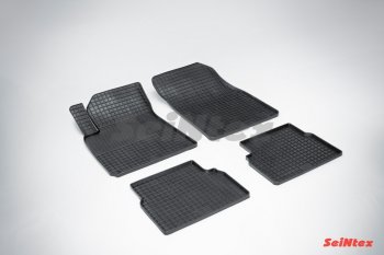 Износостойкие резиновые коврики в салон Сетка Seintex Cadillac Bls  седан (2006-2011)